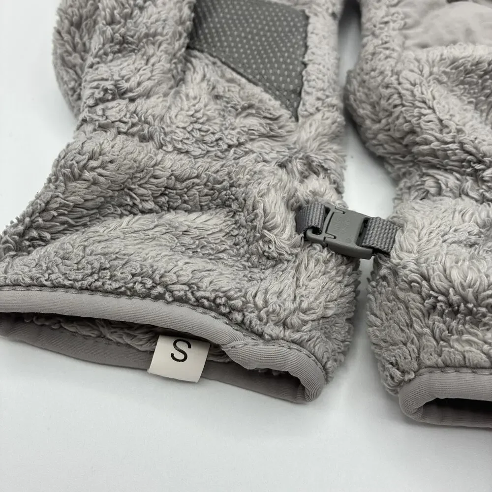 The North Face Women’s Winter Gloves Size Small Gray Fleece Fuzzy